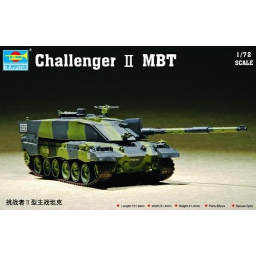 CARRO DE COMBATE CHALLENGER II MBT - Trumpeter 07214