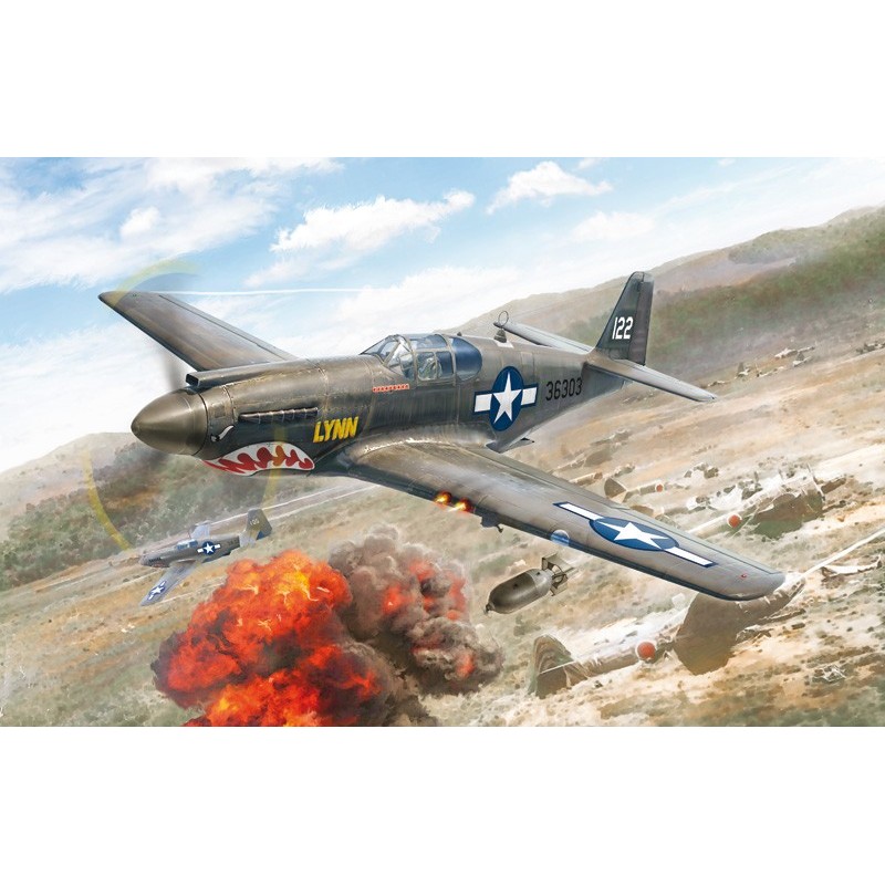 NORTH AMERICAN P-51 A MUSTANG -Escala 1/72- Italeri 1423