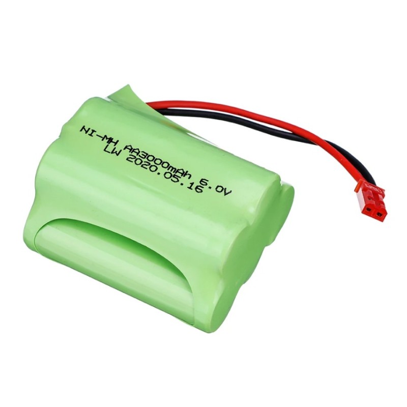 BATERIA RECEPTOR 6V 3000MAH NI-MH AA PIRAMIDE CONECTOR BEC