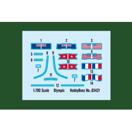 TRANSATLANTICO R.M.S. OLYMPIC -Escala 1/700- Hobby Boss 83421 TRANSATLANTICO R.M.S. OLYMPIC -Escala 1/700- Hobby Boss 83421