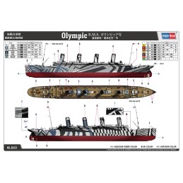 TRANSATLANTICO R.M.S. OLYMPIC -Escala 1/700- Hobby Boss 83421 TRANSATLANTICO R.M.S. OLYMPIC -Escala 1/700- Hobby Boss 83421
