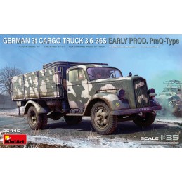CAMION OPEL BLITZ 3,5t CARGA 3,6-36S Early PmQ Type -Escala 1/35- MiniArt Models 35445
