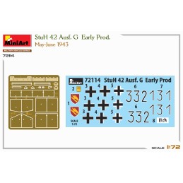 CAÑON DE ASALTO SD.KFZ. 142/1 STUG III G Early -Escala 1/72- MiniArt 72114
