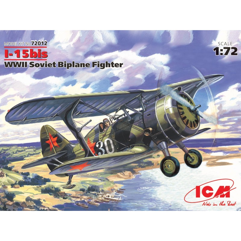 POLIKARPOV I-15 BIS Superchato -Escala 1/72- ICM 72012 POLIKARPOV I-15 BIS Superchato -Escala 1/72- ICM 72012