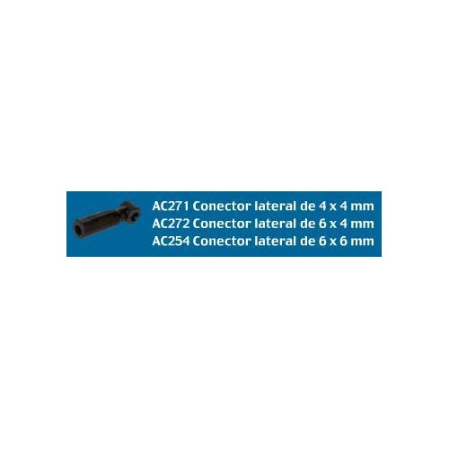 CONECTOR LATERAL 6X4MM