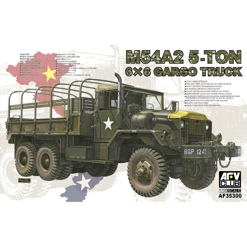 CAMION M-54 A2 (5 ton 6x6) -Escala 1/35- AFV Club AF35300 CAMION M-54 A2 (5 ton 6x6) -Escala 1/35- AFV Club AF35300