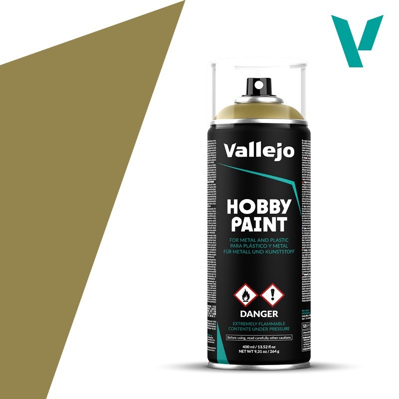 SPRAY HOBBY PAINT DUNKELGELB 400ml - ACRILICOS VALLEJO 28001 SPRAY HOBBY PAINT DUNKELGELB 400ml - ACRILICOS VALLEJO 28001