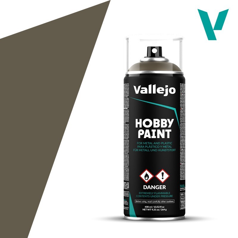 SPRAY HOBBY PAINT US VERDE OLIVA 400ml  ACRILICOS VALLEJO 28005 SPRAY HOBBY PAINT US VERDE OLIVA 400ml  ACRILICOS VALLEJO 28005