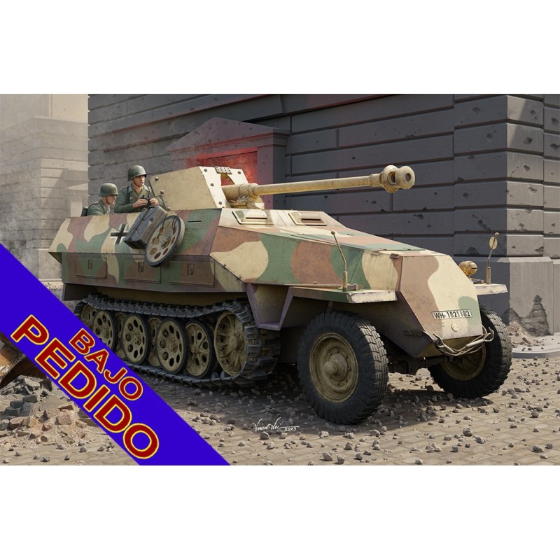 SEMIORUGA SD.KFZ. 251/22 Ausf.D y PAK-40 75 mm -Escala 1/16- Trumpeter 00943 SEMIORUGA SD.KFZ. 251/22 Ausf.D y PAK-40 75 mm -Escala 1/16- Trumpeter 00943