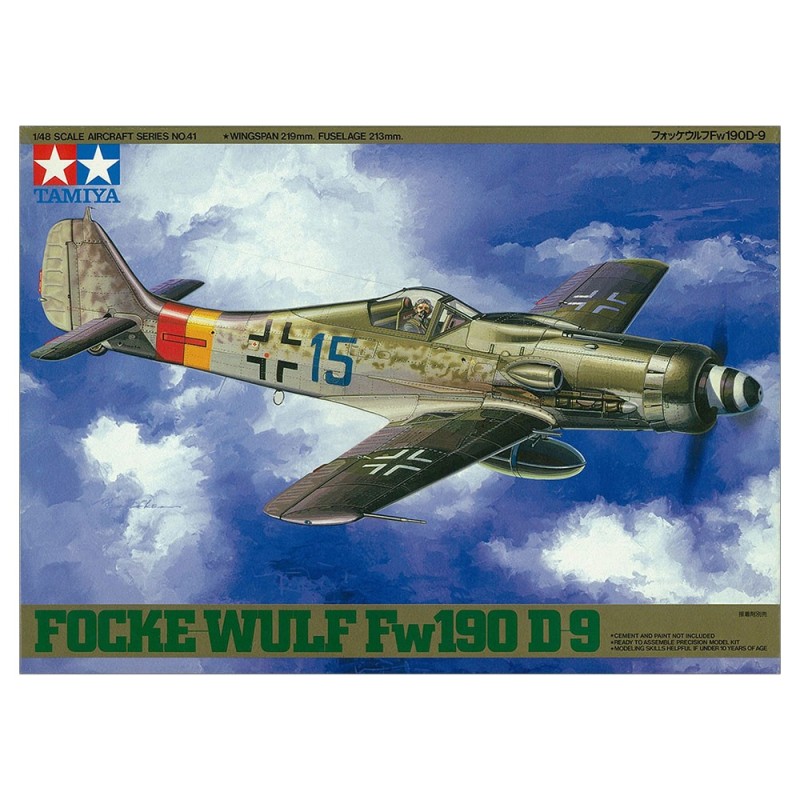 FOCKE WULF FW-190 D9 -Escala 1/48- Tamiya 61041 FOCKE WULF FW-190 D9 -Escala 1/48- Tamiya 61041