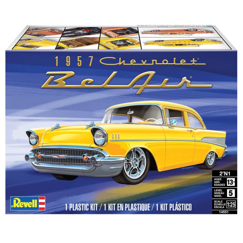 CHEVROLET BELAIR (1957) -Escala 1/25- Revell - Monogram 14551 CHEVROLET BELAIR (1957) -Escala 1/25- Revell - Monogram 14551