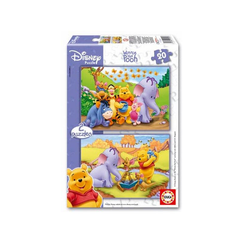 PUZZLE 2X20 PZAS WINNIE Y HEFFALUMP PUZZLE 2X20 PZAS WINNIE Y HEFFALUMP