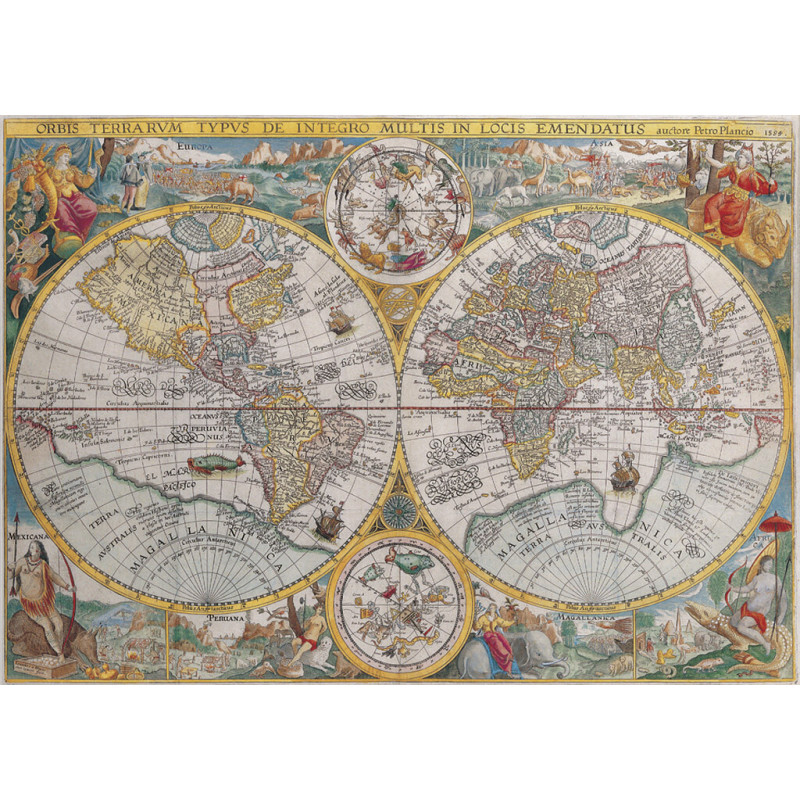 PUZZLE 1500 PZAS MAPA DEL MUNDO 1.594 80X60 CM PUZZLE 1500 PZAS MAPA DEL MUNDO 1.594 80X60 CM