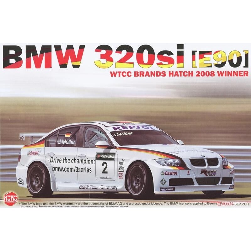 BMW 320si (E90) "Brands Hatch 2008 Winner" -Escala 1/24- BX24037 BMW 320si (E90) "Brands Hatch 2008 Winner" -Escala 1/24- BX24037