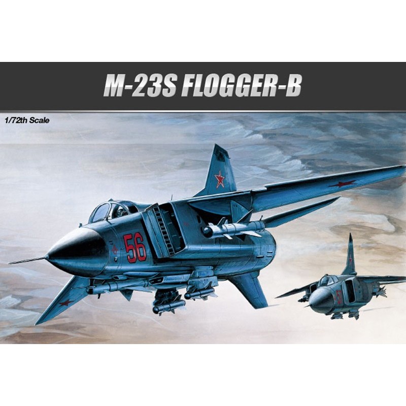 MIKOYAN GUREVICH MIG-23 S FLOGGER B -Escala 1/72- ACADEMY 12445 MIKOYAN GUREVICH MIG-23 S FLOGGER B -Escala 1/72- ACADEMY 12445
