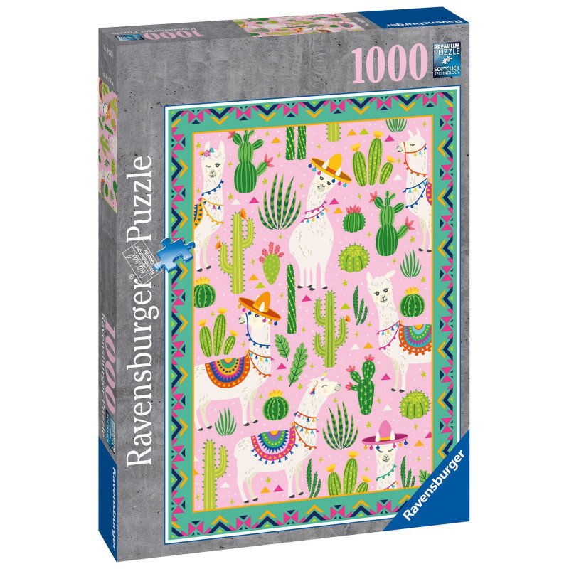 PUZZLE 1000 Pzas. CUTE ALPAKAS - Ravensburguer 15259 PUZZLE 1000 Pzas. CUTE ALPAKAS - Ravensburguer 15259