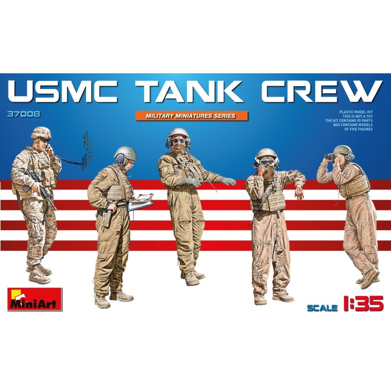 TRIPULACION CARRO U.S. MARINES CORPS -Escala 1/35- MiniArt Model 37008 TRIPULACION CARRO U.S. MARINES CORPS -Escala 1/35- MiniArt Model 37008