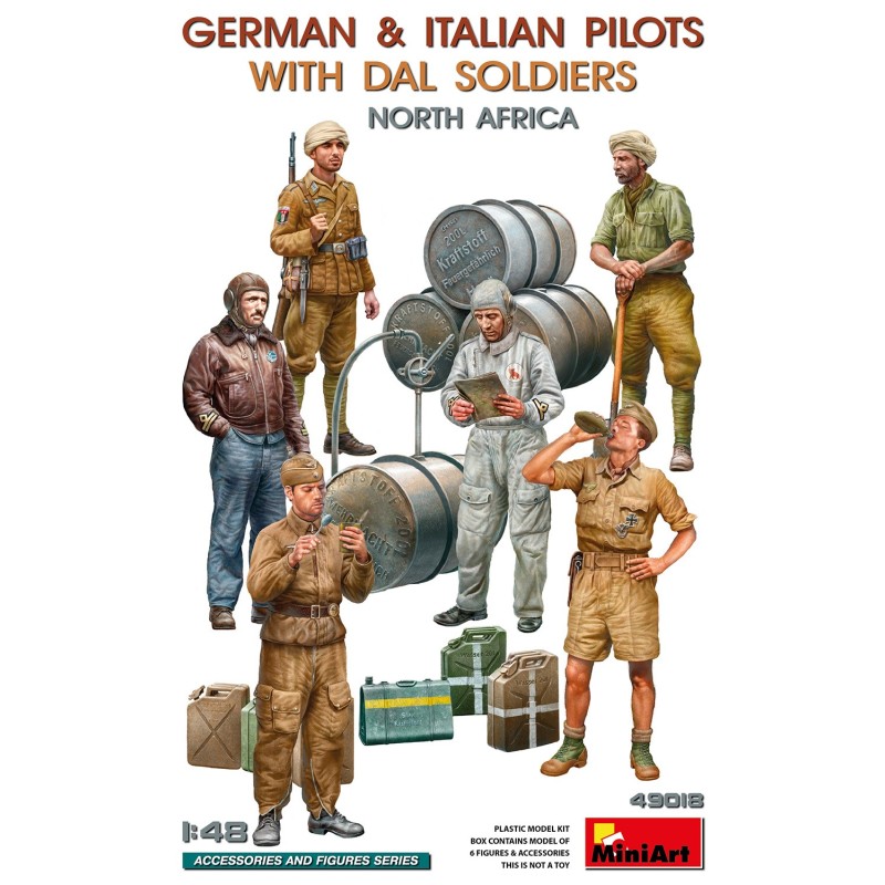 TRIPULANTES AVIACION ALEMANES & ITALIANOS -Escala 1/48- MiniArt 49018 TRIPULANTES AVIACION ALEMANES & ITALIANOS -Escala 1/48- MiniArt 49018