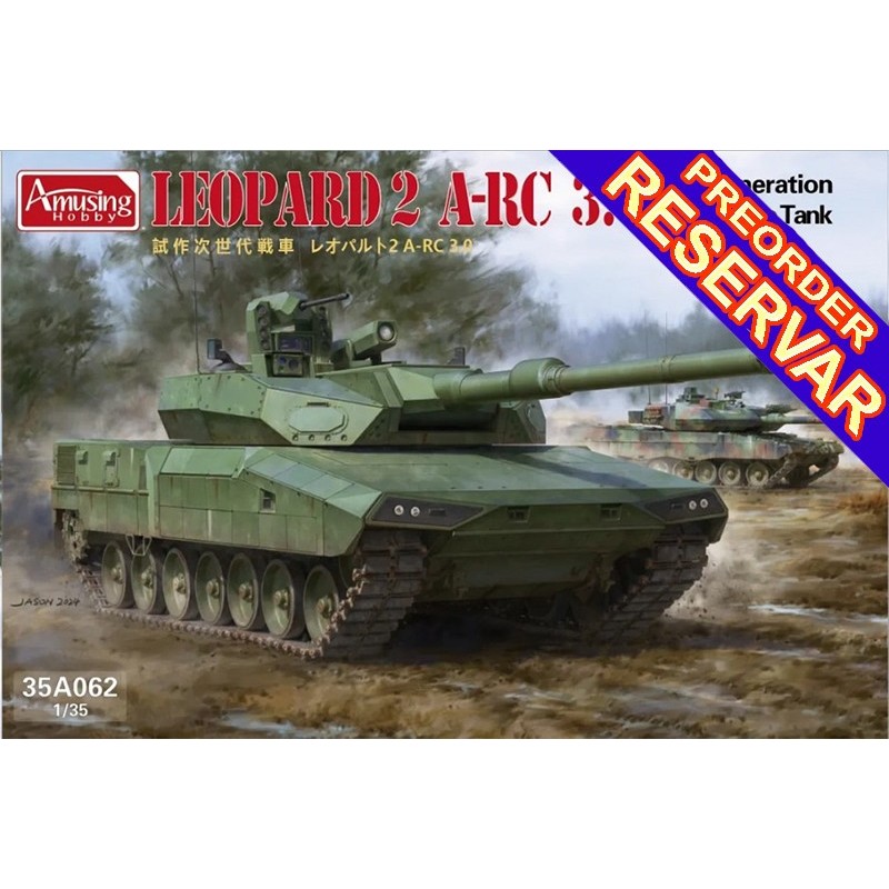 CARRO DE COMBATE LEOPARD 2 A RC3.0 -Escala 1/35- Amusing Hobby AH35A062 CARRO DE COMBATE LEOPARD 2 A RC3.0 -Escala 1/35- Amusing Hobby AH35A062