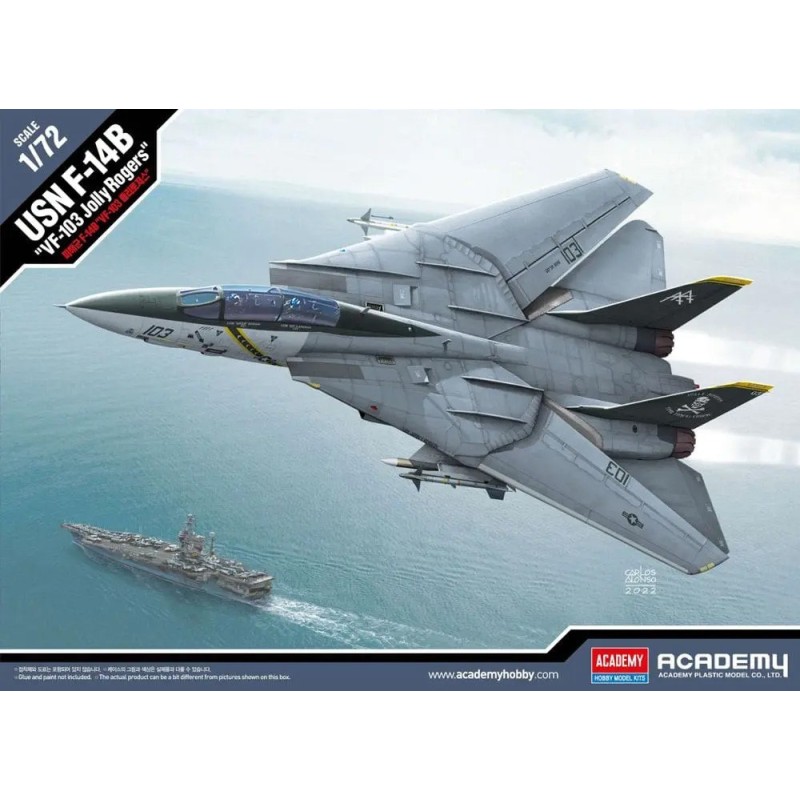GRUMMAN F-14 B TOMCST "VF-103 JOLLY ROGERS" -Escala 1/72- Academy 12578