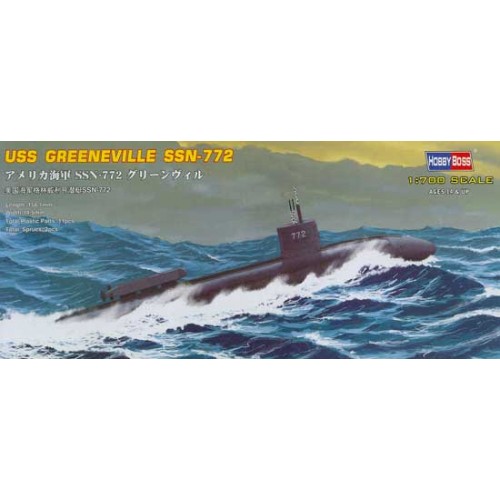 SUBMARINO USS GREENEVILLE SSN-772 -Escala 1/700- Hobby Boss 87016