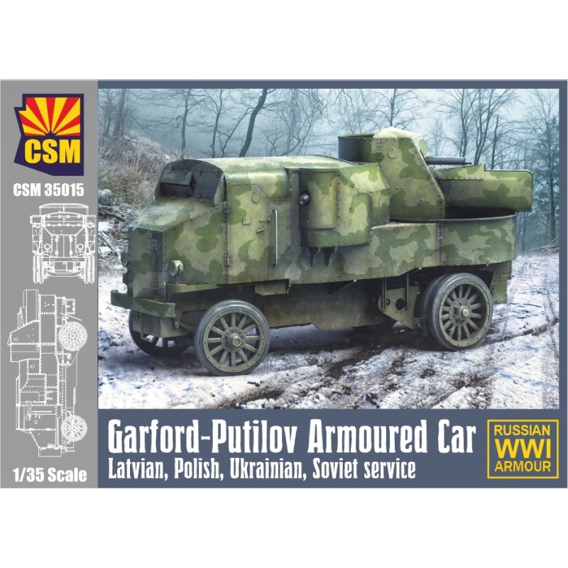 CAMION BLINDADO GARFORD-PUTILOV (Lituania, Polonia, Ukrania, Union Sovietica) -Escala 1/35- Copper State Models CSM35015 CAMION BLINDADO GARFORD-PUTILOV (Lituania, Polonia, Ukrania, Union Sovietica) -Escala 1/35- Copper State Models CSM35015