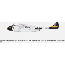 de HAVILLAND VAMPIRE FB.5/FB.9 -Escala 1/48- Airfix A06108