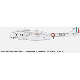de HAVILLAND VAMPIRE FB.5/FB.9 -Escala 1/48- Airfix A06108