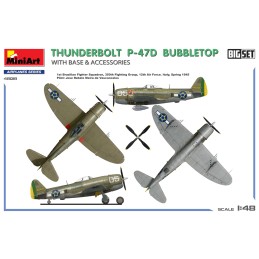 REPUBLIC P-47 D THUNDERBOLT & BASE + ACCESORIOS -Escala 1/48- MiniArt 48018