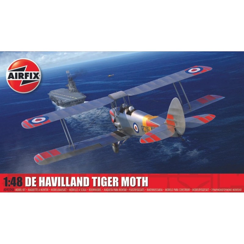 de HAVILLAND D.H. 82 TIGER MOTH -Escala 1/48- Airfix A04104A de HAVILLAND D.H. 82 TIGER MOTH -Escala 1/48- Airfix A04104A
