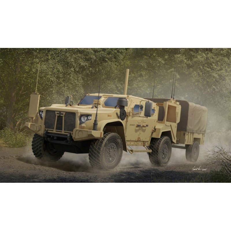 VEHICULO BLINDADO M-1280 LMTV & TRAILER TACTICO M-1101 -Escala 1/35- I Love Kit 63568 VEHICULO BLINDADO M-1280 LMTV & TRAILER TACTICO M-1101 -Escala 1/35- I Love Kit 63568