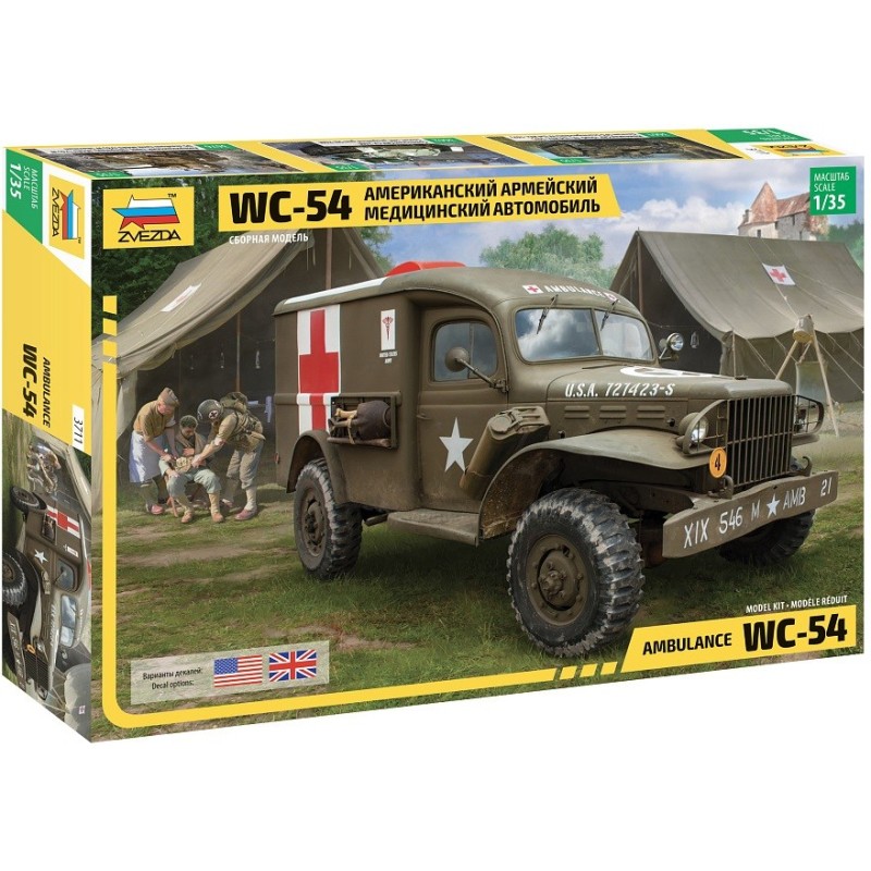 DODGE WC-54 AMBULANCIA -Escala 1/35- Zvezda 3711