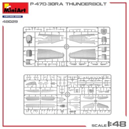 REPUBLIC P-47 D-30RA THUNDERBOLT Advanced Kit -Escala 1/48- MiniArt 48029