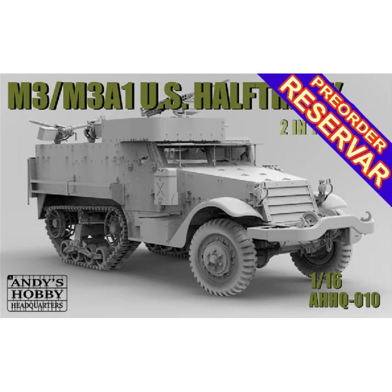 SEMIORUGA M-3 / M-3A1 U.S. Halftrack -Escala 1/16- Andy HHQ-010 SEMIORUGA M-3 / M-3A1 U.S. Halftrack -Escala 1/16- Andy HHQ-010