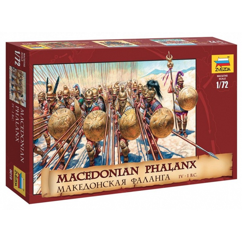 FALANGE MACEDONIA Siglo IV - I A.C. -Escala 1/72- Zvezda 8019 FALANGE MACEDONIA Siglo IV - I A.C. -Escala 1/72- Zvezda 8019