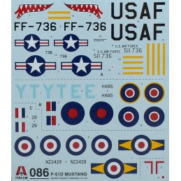 NORTH AMERICAN F-51D MUSTANG -Escala 1/72- Italeri 086