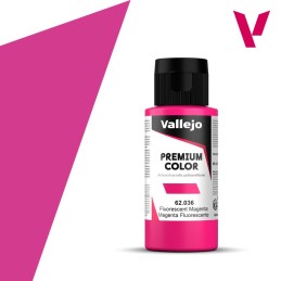 PINTURA LEXAN PREMIUN RC: MAGENTA FLUO 60 ml - Acrylicos Vallejo 62036