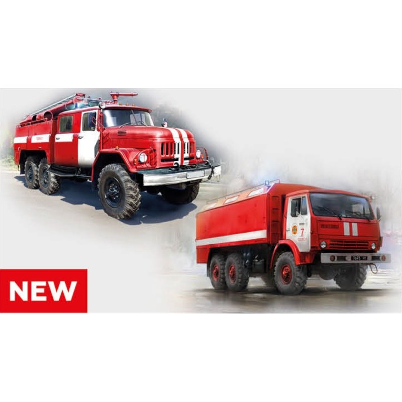 SET CAMIONES DE BOMBEROS UKRANIANOS -Escala 1/35- ICM DS3527 SET CAMIONES DE BOMBEROS UKRANIANOS -Escala 1/35- ICM DS3527
