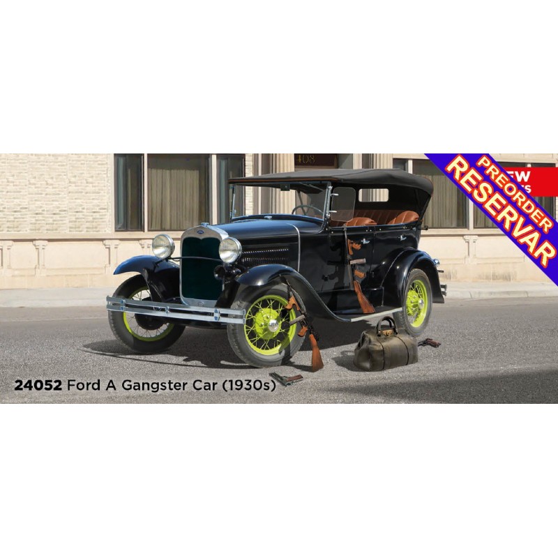 FORD Mod. A "GANSTER CAR" -Escala 1/24- ICM 24052 FORD Mod. A "GANSTER CAR" -Escala 1/24- ICM 24052