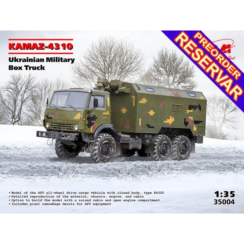 KAMAZ 4310 (Ukrania) -Escala 1/35- ICM 35004 KAMAZ 4310 (Ukrania) -Escala 1/35- ICM 35004