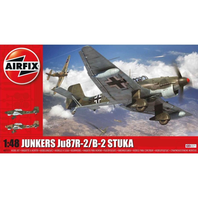 JUNKERS JU-87 B-2 / R-2 STUKA -Escala 1/48- Airfix A07115 JUNKERS JU-87 B-2 / R-2 STUKA -Escala 1/48- Airfix A07115