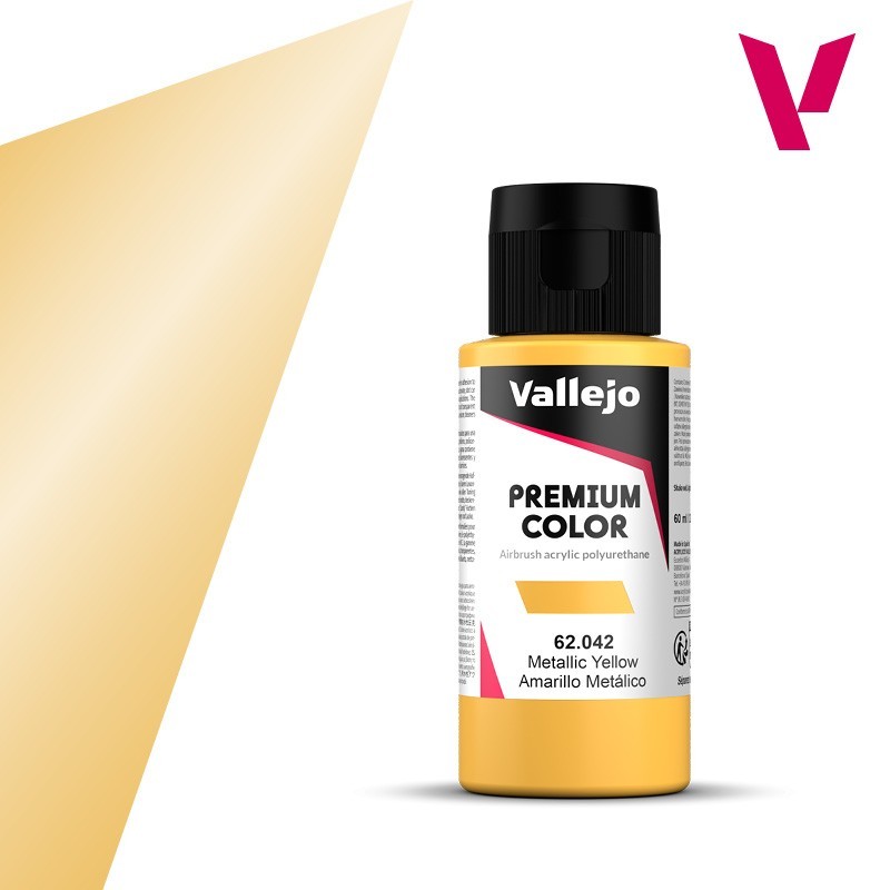 PINTURA LEXAN PREMIUN RC: AMARILLO METALICO 60 ml - Acrylicos Vallejo 62042 PINTURA LEXAN PREMIUN RC: AMARILLO METALICO 60 ml - Acrylicos Vallejo 62042