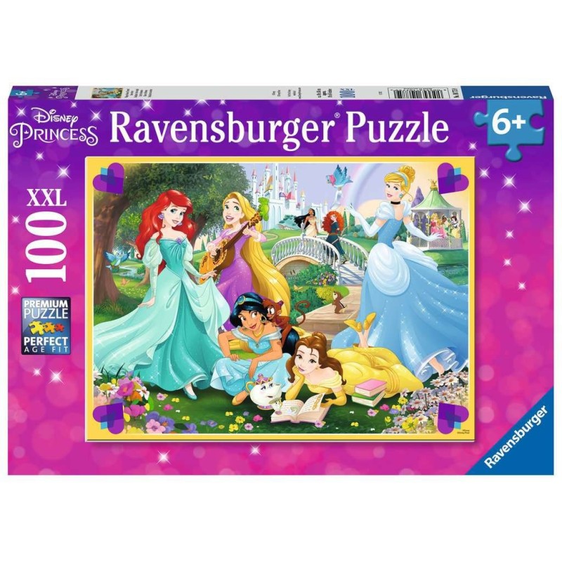 PUZZLE PRINCESAS DISNEY 100 PIEZAS XXL - RAVENSBURGER 10775 PUZZLE PRINCESAS DISNEY 100 PIEZAS XXL - RAVENSBURGER 10775