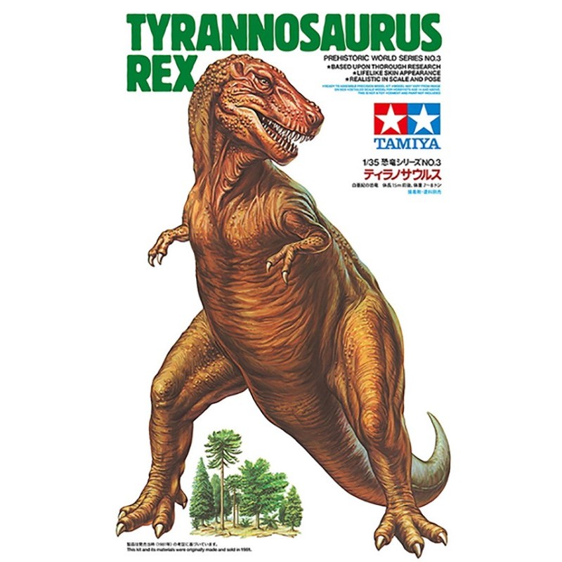 TYRANNOSAURUS REX -Escala 1/35- Tamiya 60203 TYRANNOSAURUS REX -Escala 1/35- Tamiya 60203