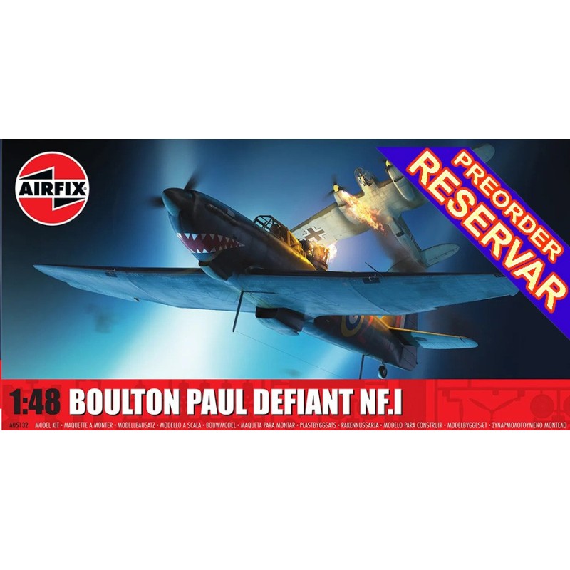 BOULTON PAUL DEFIANT NF-I -Escala 1/48- Airfix A05132 BOULTON PAUL DEFIANT NF-I -Escala 1/48- Airfix A05132