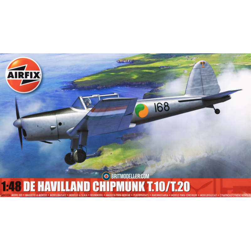 de HAVILLAND CHIPMUNK T.10 / T.20 -Escala 1/48- Airfix A04105A de HAVILLAND CHIPMUNK T.10 / T.20 -Escala 1/48- Airfix A04105A