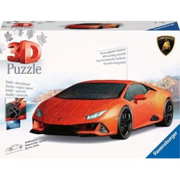 PUZZLE 3D 156 PZAS LAMBORGHINI HURACAN EVO NARANJA - RAVENSBURGER 11571