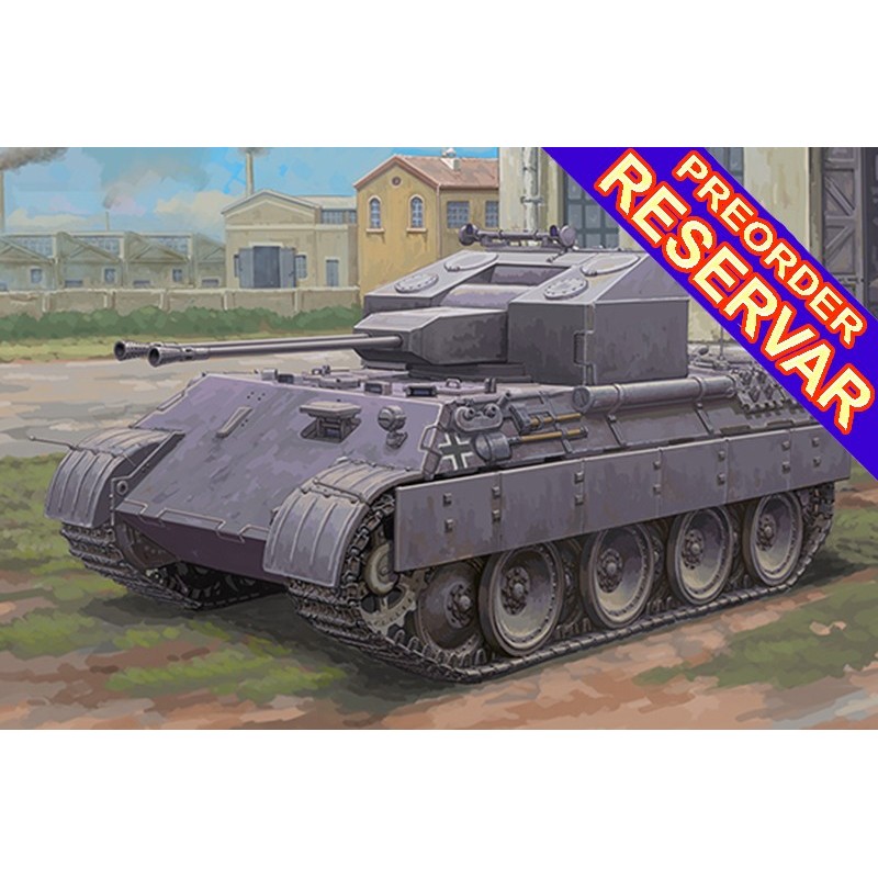 CARRO ANTIAERERO Sd.Kfz. 171 Ausf. A FLAKPANZER V -Escala 1/48- Hobby Boss 84832 CARRO ANTIAERERO Sd.Kfz. 171 Ausf. A FLAKPANZER V -Escala 1/48- Hobby Boss 84832