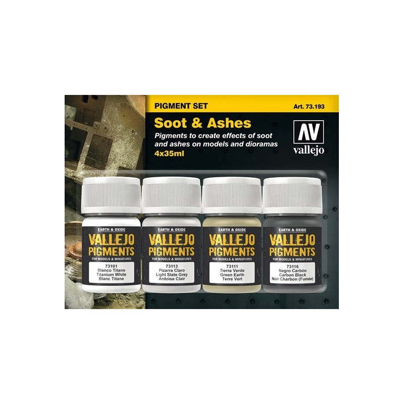 SET PIGMENTOS N4 Nieve, Suciedad, etc.