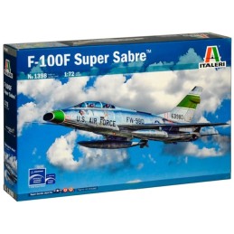 NORTH AMERICAN F-100 F SUPER SABRE -Escala 1/72- Italeri 1398
